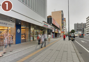 地下鉄でお越しの方　１